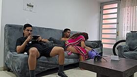 nala sucking two delicious cocks