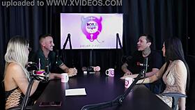 teen glamour bdsm in sheer red lingerie