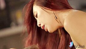 性感中国女孩白熙宇在特写镜头中呻吟