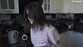 i roughly fucked the guy with my strapon, he came all over the desk