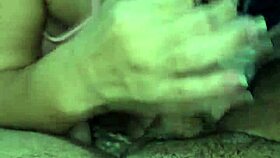 Watch this sailor hotwife masturbate with huge interracial handjob and blowjob