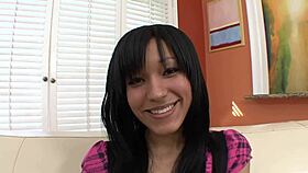 Slutty Latina gets hard fucked and cum-fed 😈