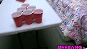 young babe trio spreads legs for penetration before facial