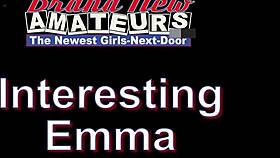 Hot Brunette Coed Emma W Gives A Footjob While Deep Fingering Her Pussy