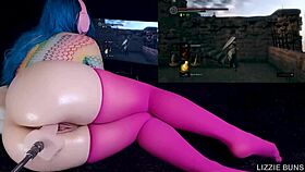 Dark Souls Fuck Machine Challenge 11 - Iron Golem Cumming