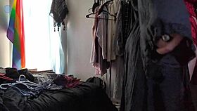 Watch Me Try On Clothes And Tease With My Packer!