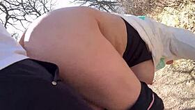 come camp with me for road head outdoor sex almost caught