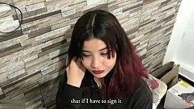 Petite Latina Loves Big Cock In Amateur