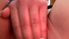 i wanna jerk off to this hairy pussy up close, it's so wet and drippin