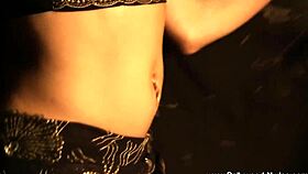 sexy brunette milf shows off her alluring body for amateurs