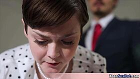 Quickie Fucking The Extra Small Petite Tomboi Secretary!