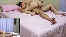 couple shares passionate intimate moments in bed