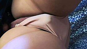 Bus stranger rubs my wet pussy with his cock in pink panties during delhi traffic