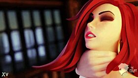 Miss Fortune Receives Doggystyle Action