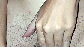 Masturbating My Juicy Clit and Inserting Toy in Shaved Pussy