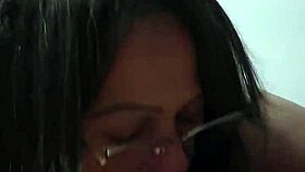 mature woman receives oral help after long abstinence