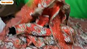 Indian Couple's Wedding Night Turns Into Rough Assfucking Session