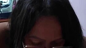 mature woman receives oral help after long abstinence