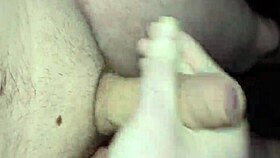 Masturbating outside at night