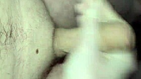 Masturbating outside at night