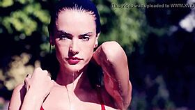 alessandra ambrosio striptease fucking latina teasing undressing sexy clothes ripped