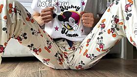 Watch my pajama squirt show?