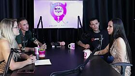 teen glamour bdsm in sheer red lingerie