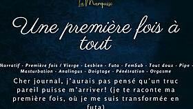 Une première fois à tout - french audio porn futa