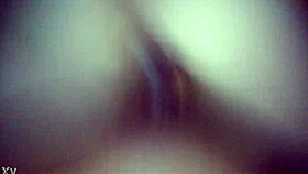 Amateur Couple in Interracial Reverse Cowgirl Riding with Blowjob and Intense Positions