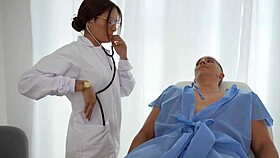 Doctor Ashley Sanz fucks patient hard to cure pain