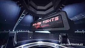 Nude Wrestling Turns To Licking