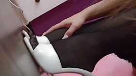 Sexy Feet in the Stockings with Domination and Humiliation