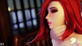 Miss Fortune Receives Doggystyle Action