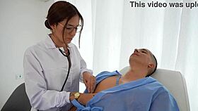 Doctor Ashley Sanz fucks patient hard to cure pain