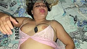 Blonde gets fucked before bed in her pajamas