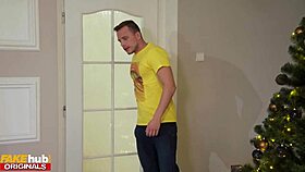 thanksgiving dinner with family gets weird when mom seduces son after blowjob