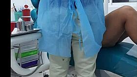 dentist office oral with big tits 😍