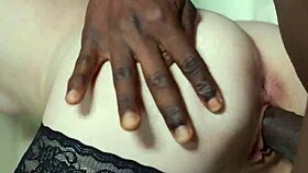 Alice Paradise's wet interracial double penetration