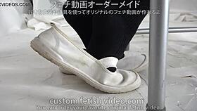 socks fetish involves feet and shoes in casual play