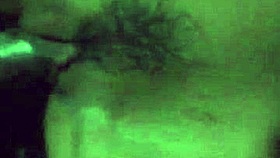 Watch this milf get fucked outdoors at night!