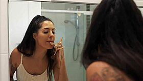 horny housewife joins cheating threesome