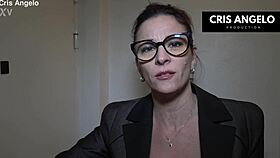 kyara nyx and cris angelo piss after passionate work sex