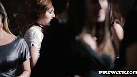 vanessa decker and blanche bradburry share anal threeway with cumshots