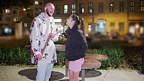 cum inside me - tiny italian teen begs for breeding creampie