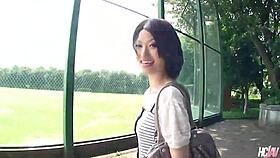 hot japanese chick mizuki has her pussy filled with cock and cum