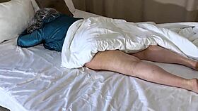 Stepmom loves anal sex on soft bed