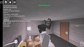 Blonde MILF FUCKED by MONSTER COCK DEVIL on ROBLOX