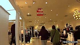 Seduced in hypermarket, stellar Czech sweetie gets POV poked with hardcore action