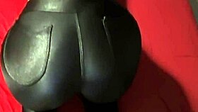 Completely insane wife in sexy outfit craving to call lover Karina and Lucas 😘