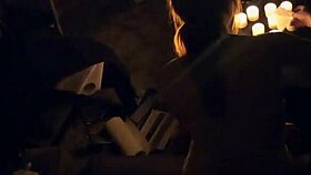 Pyro slut enjoys fire and passionate sex 🔥